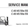 Clark C 40 / 45 / 50s / 55s D , C 40 / 45 / 50s / 55s L Forklift (P455) Service Repair Manual (SM810)