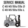 Clark C40D C45D C50SD C55SD C40L C45L C50SL C55SL Forklift Service Repair Workshop Manual