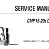 Clark CMP15-20s D/L Forklift (CMP158) Service Repair Manual (SM687)