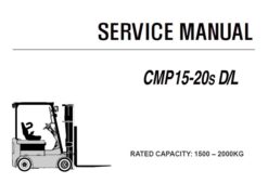 Clark CMP15-20s D/L Forklift (CMP158) Service Repair Manual (SM687)