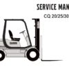 Clark CQ 20/25/30 D/L Forklift Service Repair Workshop Manual