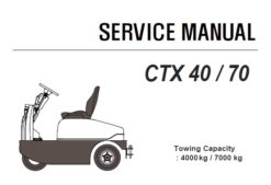 Clark CTX 40 / 70 Forklift (CTX470) Service Repair Manual (SM849)