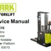 Clark PSX16 Electric Stacker Service Repair Manual