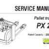 Clark PX20 Pallet Truck Forklift Service Repair Manual (SM924)