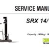Clark SRX 14/16 Forklift Service Repair Manual (SM931)