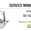 Clark SX 12/16 STACKER Service Repair Manual (SM944)
