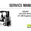 Clark TM 12/25 36Volt Forklift Service Repair Manual (SM555)