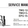 Clark TMG 12-25 , TMG13-20X , EPG 15-18 Forklift (TMG248-EPG158-EPG358) Service Repair Manual (SM616)