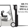 Clark TMX12-25, EPX16-20s Forklift Service Repair Workshop Manual (SM715)