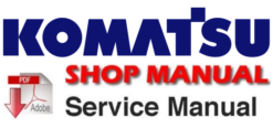 Komatsu AM-3E, AE-2E Series Forklift Service Training Material Manual
