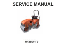 Hyundai HR25T-9 , HR30T-9 Load Roller Service Repair Manual
