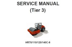 Hyundai HR70C-9 , HR110C-9 , HR120C-9 , HR140C-9 (Tier 3) Load Roller Service Repair Manual