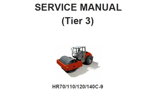 Hyundai HR70C-9 , HR110C-9 , HR120C-9 , HR140C-9 (Tier 3) Load Roller Service Repair Manual