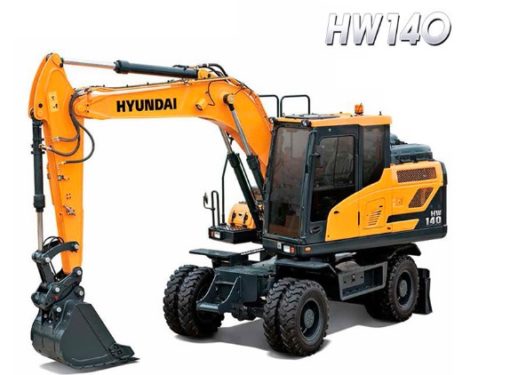 Hyundai HW140 Wheel Excavator Service Repair Manual