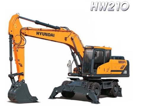 Hyundai HW210 Wheel Excavator Service Repair Manual