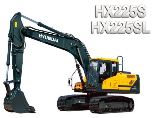 Hyundai HX225S , HX225SL Crawler Excavator Service Repair Manual