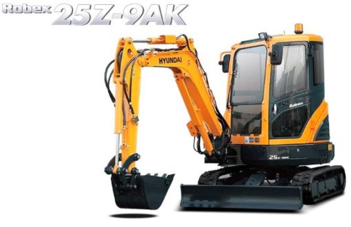Hyundai R25Z-9AK Mini Excavator Service Repair Manual