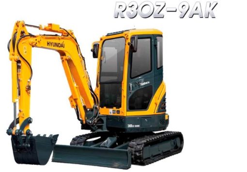 Hyundai R30Z-9AK Mini Excavator Service Repair Manual