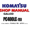 KOMATSU PC400LC-7E0 HYDRAULIC EXCAVATOR SERVICE REPAIR MANUAL(S/N: A87001 and up)