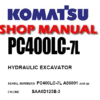 KOMATSU PC400LC-7L HYDRAULIC EXCAVATOR SERVICE REPAIR MANUAL