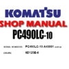KOMATSU PC490LC-10 HYDRAULIC EXCAVATOR SERVICE REPAIR MANUAL (S/N: A40001 and up)
