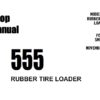 Komatsu 555 RUBBER TIRE LOADER Service Repair Manual