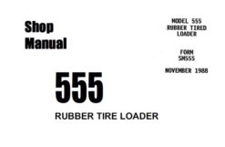 Komatsu 555 RUBBER TIRE LOADER Service Repair Manual