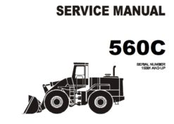 Komatsu 560C Wheel Loader Service Repair Manual (SN 15001 and up)