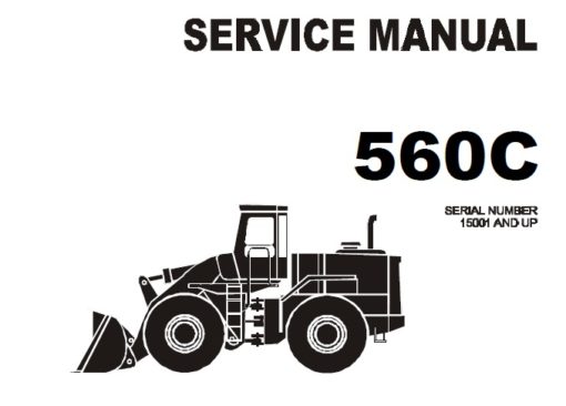 Komatsu 560C Wheel Loader Service Repair Manual (SN 15001 and up)