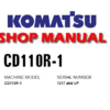 Komatsu CD110R-1 Crawler Carrier Service Repair Manual (S/N: 1317 and up)