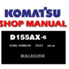 Komatsu D155AX-6 Dozer Bulldozer Service Repair Manual (S/N: 80001 and up)