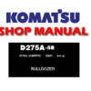 Komatsu D275A-5R Dozer Bulldozer Service Repair Manual (S/N: 35001 and up)