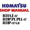 Komatsu D31A-17, D31E-17, D31P-17, D31PL-17, D31PLL-17, D31P-17A, D31P-17B Bulldozer Service Repair Manual