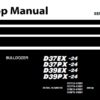 Komatsu D37EX -24 , D37PX-24 , D39EX -24 , D39PX-24 Dozer Bulldozer Service Repair Shop Manual