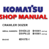 Komatsu D51EX-22 D51PX-22 Crawler Dozer Service Repair Manual (SN: B10001 and up)