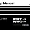 Komatsu D51EX-24 , D51PX-24 Bulldozer Service Repair Shop Manual (10001 and up)