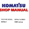 Komatsu D575A-2 Dozer Bulldozer Service Repair Manual (SN: 10001 and up)