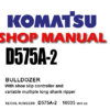 Komatsu D575A-2 Dozer Bulldozer Service Repair Manual (SN: 10035 and up)