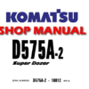 Komatsu D575A-2 Super Dozer Bulldozer Service Repair Manual (SN: 10012 and up)