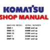 Komatsu D58E-1 D58E-1A D58E-1B D58P-1 D58P-1B Dozer Bulldozer Service Repair Manual