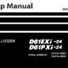 Komatsu D61EXi-24 , D61PXi-24 Bulldozer Service Repair Shop Manual (40001 and up)