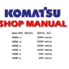Komatsu D80A,E,P-18 D85A,E,P-18 Dozer Bulldozer Service Repair Manual (SN 25001 and up, 2001 and up)