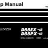 Komatsu D85EX-18 , D85PX-18 Bulldozer Service Repair Shop Manual (22001 and up)