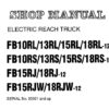 Komatsu FB10RL-12 Thru FB48RJW-12 Electric Lift Trucks Service Repair Shop Manual