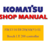 Komatsu FB13, FB16, FB18, FB20, FB25, FB30-(G)(H)(M)(V)-1E Controller For Electric Lift Trucks Service Repair Manual