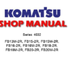 Komatsu FB13M-2R,FB15-2R,FB15M-2R,FB16-2R,FB16M-2R,FB18-2R,FB18M-2R,FB20-2R,FB20M-2R (SERIES 4032) Forklift Service Repair Manual