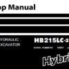 Komatsu HB215LC-2 Hybrid Hydraulic Excavator Service Repair Shop Manual