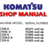 Komatsu PC100-6, PC120-6, PC120LC-6, PC130-6 HYDRAULIC EXCAVATOR Service Repair Manual
