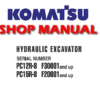 Komatsu PC12R-8, PC15R-8 Hydraulic Excavator Service Repair Manual (S/N: F30001 and up, F20001 and up)