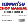 Komatsu PC160-6K, PC180LC-6K, PC180NLC-6K Hydraulic Excavator Service Repair Manual